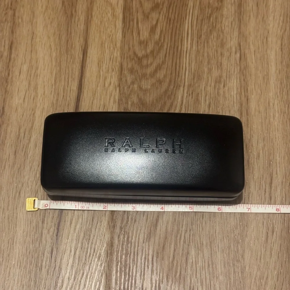 Ralph Lauren Black Hard Eyeglasses/ Sunglasses Case Designer ECU